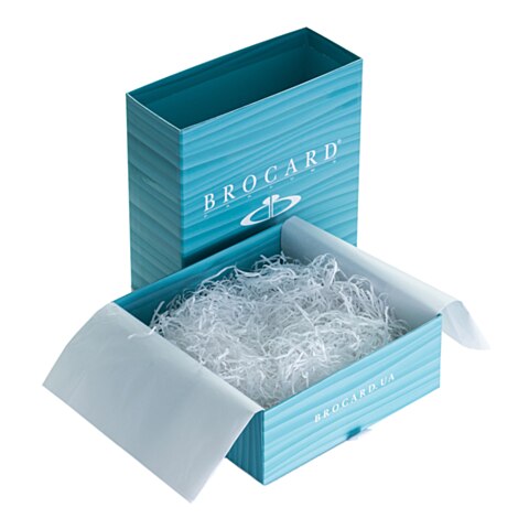 Brocard Подарункова коробка бірюзова BROCARD 20х20х8 см