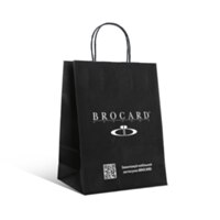 Brocard Пакет крафт паперовий чорний BROCARD